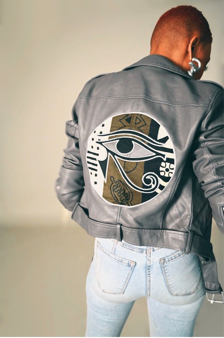 3rd Eye Cropped Moto Jacket (more colors)