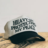 HEAVY ON PROTECTING MY PEACE Two Tone Cap (More Colors)