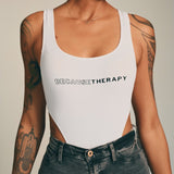 BECAUSE THERAPY High Rise Bodysuit