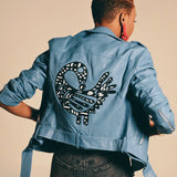 SANKOFA Adinkra Moto Jacket