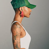 NY KEY OF LIFE Kelly Green Trucker Cap