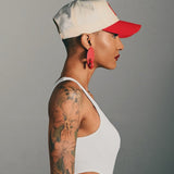 NY KEY OF LIFE Two-Tone Red Snapback Cap