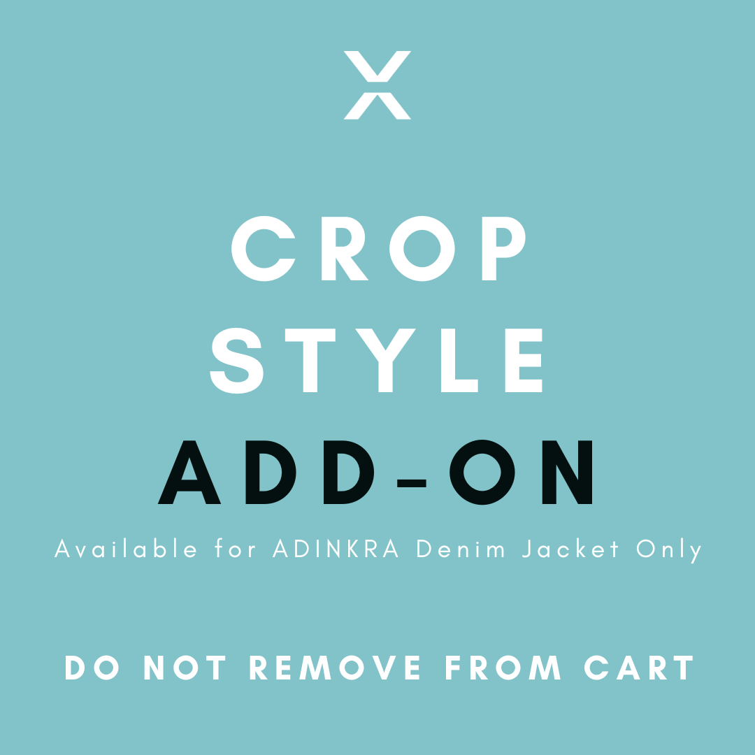 Crop Style | ADINKRA Denim Jacket