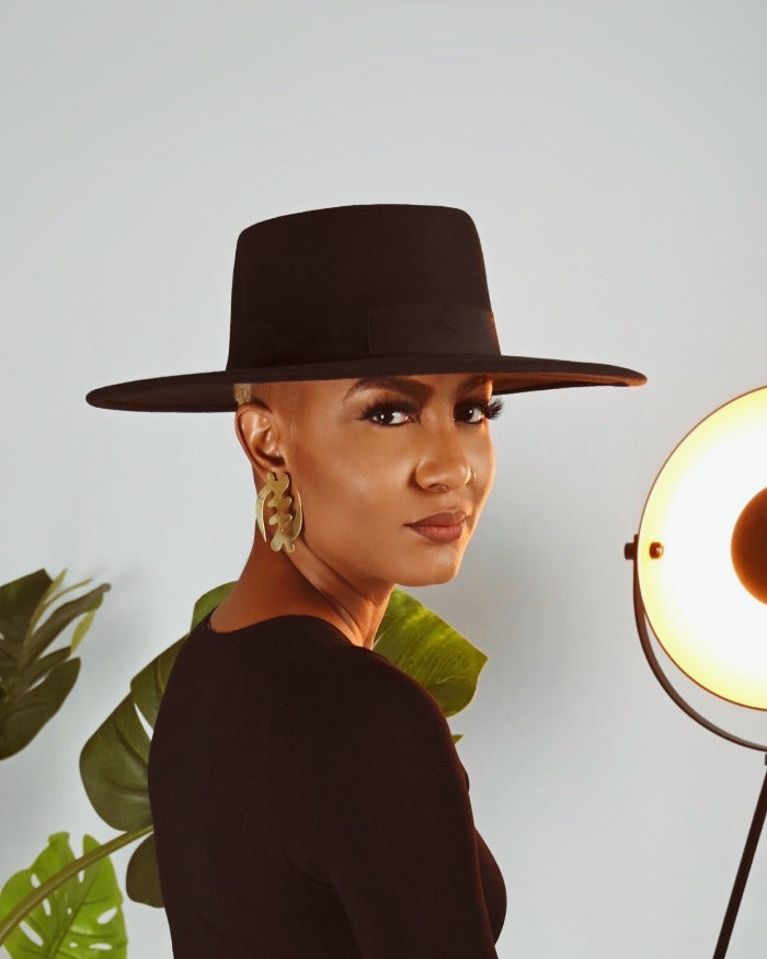 Wide Brim Boater Hat (multiple colors)